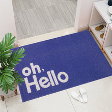 Load image into Gallery viewer, Porch Creative Design Door Mat Carpet PVC Anti-slip Mat Silk Loop Can Be Cut Custom Home Mat Carpet Small Size Entrance Door Mat
