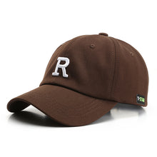 Load image into Gallery viewer, New Fashion Baseball Cap for Women and Men Cotton Soft Top Hats Embroidery Letter R Summer Sun Caps Casual Snapback Hat Unisex
