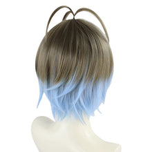 Load image into Gallery viewer, Virtual Anchor Rainbow Club Wig Vloubermysta Vox Highlight Gradient Cos Wig Silicone Simulation Scalp
