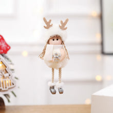 Load image into Gallery viewer, 2pcs Christmas Plush Angel Pendant Children Cute Doll Girl Gift Christmas Tree Pendant
