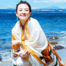 Load image into Gallery viewer, Summer Cotton and Linen Ethnic Style Travel Scarf Sunscreen Scarf Talma Women's Beach Scarf Printed Shawl New
