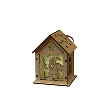 Load image into Gallery viewer, Christmas Decorations Glowing Cabin Snow House Christmas Tree Decorative Ornaments DIY Gift Window Decoration
