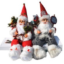 Load image into Gallery viewer, Santa Claus Sitting Christmas Decorations Cute Santa Claus Muppet Window Decoration
