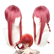 Load image into Gallery viewer, Chainsaw Man Machima Cos Wig Devil Hunter Chain Saw Man Cosplay Pink Twist Braid Wig
