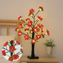 Load image into Gallery viewer, LED Artificial Tree Lights Colored Lights Christmas Festival Room Bedside Decorative Table Lamp Silver Birch Small Night Lamp
