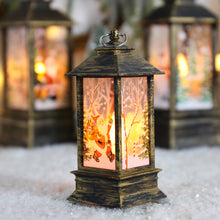 Load image into Gallery viewer, Christmas Storm Lantern Candlestick Lamp Small Night Lamp Elderly Snowman Decoration Small Night Lamp Christmas Decorations
