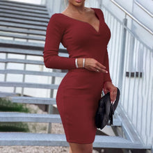 Load image into Gallery viewer, Autumn Winter Skirt Women's Temperament Midi Skirt Business Wear Dress
