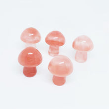 Load image into Gallery viewer, 5PCs Natural Crystal Agate Mushroom 2cm Mini Small Mushroom Crystal Crafts Micro Landscape Ornaments Decorations
