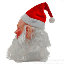 Load image into Gallery viewer, Popular Christmas White Beard Headgear Christmas Party Cosplay Costume Props
