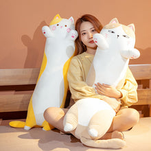 Load image into Gallery viewer, Long Pillow Plush Toy Doll Creative Gift Fat Cat Cute Bed Long Pillow
