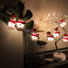 Load image into Gallery viewer, Christmas String Light Plush Snowman String Lights Christmas Tree Pendant Led Holiday Party Decoration
