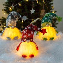 Load image into Gallery viewer, Faceless Doll with Light Dwarf Rudolf Plush Doll Decoration Gift Luminous Christmas Decorations
