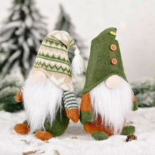 Load image into Gallery viewer, New Christmas Faceless Old Elf Doll Green Style Decoration Christmas Ornaments
