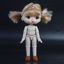 Load image into Gallery viewer, OB11 Body Doll 3D Eyes 12CM Doll 12 Removable Joint Cute Expression Girl Nude BJD Semi-finished Toys Accessories Gift for Girls
