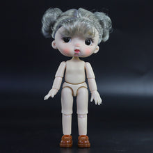 Load image into Gallery viewer, OB11 Body Doll 3D Eyes 12CM Doll 12 Removable Joint Cute Expression Girl Nude BJD Semi-finished Toys Accessories Gift for Girls
