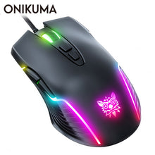Load image into Gallery viewer, Wired Gaming Mouse USB Game Mice 7 Buttons Design Breathing LED Colors for Laptop PC Gamer
