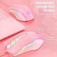 Load image into Gallery viewer, Wired Gaming Mouse USB Game Mice 7 Buttons Design Breathing LED Colors for Laptop PC Gamer
