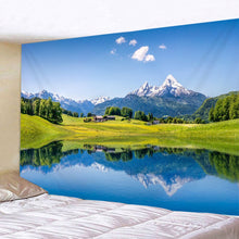 Load image into Gallery viewer, Ocean Wall Tapestry Landscape Forest Waterfall Lotus Cloth Wall Hanging Tapestries Decor Wall Carpet Beach Tapestry Home Decor
