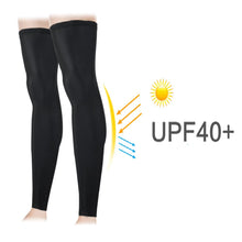 Load image into Gallery viewer, One Pair Anti UV Cycling Legwarmers Compression Bike Sports Leggings Running Hiking Basketball Soccer Leg Sleeves Sports Safety
