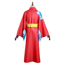Load image into Gallery viewer, One Piece Wano Country Monkey D. Luffy Cosplay Costume Kimono Outfits Halloween Carnival Suit
