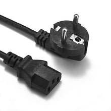 Load image into Gallery viewer, AC Power Cord 3 Prong 1.2m 100W AU UK Euro IEC C13 Power Supply Extension Cable For Power Adapter Router DVD
