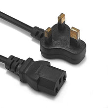Load image into Gallery viewer, AC Power Cord 3 Prong 1.2m 100W AU UK Euro IEC C13 Power Supply Extension Cable For Power Adapter Router DVD
