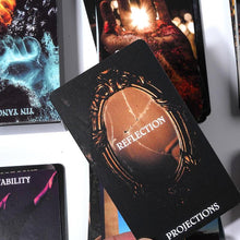 Load image into Gallery viewer, Oracle Card Yin-Yang Cards Deck Spiritual Emotional Physical Planetary Keywords 44 Pieces Tarot Zodiac Elements Cards Deck
