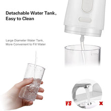 Load image into Gallery viewer, Oral Irrigator 3 Modes USB Rechargeable Water Flosser Portable Dental Water Jet Waterproof Irrigator Dental Teeth Cleaner+6 Jet
