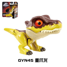 Load image into Gallery viewer, Original Mattel Jurassic World snap squad dinosaurs Indominus Rex Baryonyx Mosasauru bumy Ankylosaurus children's toys for boys

