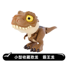 Load image into Gallery viewer, Original Mattel Jurassic World snap squad dinosaurs Indominus Rex Baryonyx Mosasauru bumy Ankylosaurus children's toys for boys
