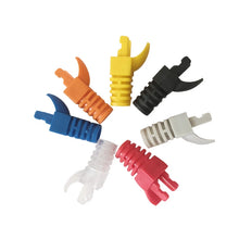 Load image into Gallery viewer, RJ-45 CAT6 CAT5e Adapter Ethernet Network Cable Connector Plugs RJ45 Caps Cat 5 CAT6 protective sleeve multicolour
