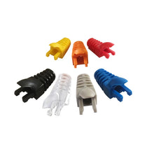 Load image into Gallery viewer, RJ-45 CAT6 CAT5e Adapter Ethernet Network Cable Connector Plugs RJ45 Caps Cat 5 CAT6 protective sleeve multicolour
