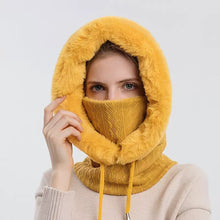 Load image into Gallery viewer, Outdoor Cycling Cap Ski Balaclava Winter Windproof Cap Men Women Hood Cap Cold Padded Plush Neck Warmer Hood Beanies
