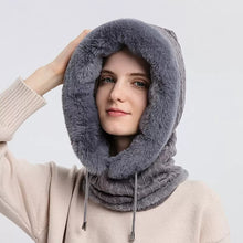 Load image into Gallery viewer, Outdoor Cycling Cap Ski Balaclava Winter Windproof Cap Men Women Hood Cap Cold Padded Plush Neck Warmer Hood Beanies
