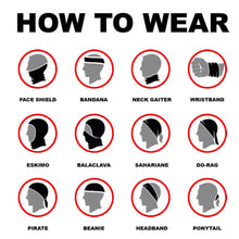 Load image into Gallery viewer, Outdoor Sports Seamless Bandanas Neck Gaiter Buffs Face Shield Motorcycle Cycling Balaclava Headband Mask Hiking Fishing Scarf
