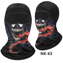 Load image into Gallery viewer, Outdoor Sunscreen Balaclava Venom Skull Riding Scarf Novelty Full Face Mask Multifunction Bandana Ski Masks MTB Bicycle Headgear
