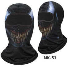 Load image into Gallery viewer, Outdoor Sunscreen Balaclava Venom Skull Riding Scarf Novelty Full Face Mask Multifunction Bandana Ski Masks MTB Bicycle Headgear

