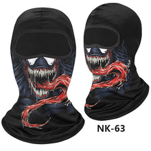 Load image into Gallery viewer, Outdoor Sunscreen Balaclava Venom Skull Riding Scarf Novelty Full Face Mask Multifunction Bandana Ski Masks MTB Bicycle Headgear
