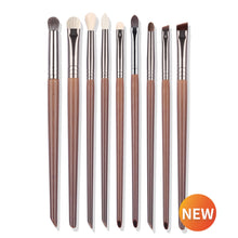 Load image into Gallery viewer, 9/12pcs Panceau Maquillage Eye Natural Hair Makeup Brushes Set Kit Cosmetic Make Up Beauty Tool Crease Brush Eyeliner Brow
