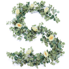 Load image into Gallery viewer, 2M Artificial Flowers Plants Fake Eucalyptus Vine Garland Hanging for Wedding Home Office Party Garden Craft Art Decor
