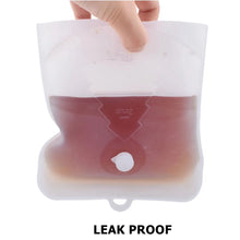 Load image into Gallery viewer, Reusable Food Bag 1500ml 1000ml 500ml Leakproof Containers Reusable Fresh Bag Food Storage Bag Freezer Bag Snack
