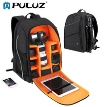 Load image into Gallery viewer, PULUZ Outdoor Portable Waterproof Scratch-proof Dual Shoulders Backpack Camera Bag Digital DSLR Photo Video Bag, laptop backpack
