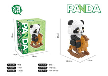 Load image into Gallery viewer, Panda Micro Building Blocks Creative DIY 3D Animal Model Naughty Panda Mini Brick Figure Toys Table Decor For Kids Birthday Gift

