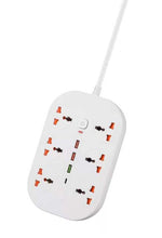 Load image into Gallery viewer, PC Power Strip Multi Plug with 5 AC Outlets QC3.0 18W 3 USB Fast Charging Ports Socket Adapter US UK EU AU Timer Power Socket

