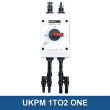 Load image into Gallery viewer, Photovoltaic Electrical Isolator Solar Switch PV Photovoltaic DC Switch 1000V 1200v  32A 16A UKPM Outdoor Waterproof
