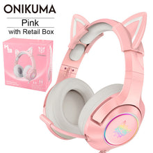 Load image into Gallery viewer, Wired Stereo Gaming Headphones with Mic &amp; LED Light for Laptop/ PS4/Xbox One Controller
