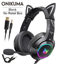 Load image into Gallery viewer, Wired Stereo Gaming Headphones with Mic &amp; LED Light for Laptop/ PS4/Xbox One Controller
