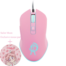 Load image into Gallery viewer, Gaming Computer Wired Mause Mute Pretty Backlit Colorful Mice 3200DPI For Girl Women Gift PC Game
