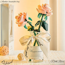 Load image into Gallery viewer, Pink Rose MOC Building Blocks Toys Valentine's Day DIY Bricks Kit Gift For Couple Declaration Of Love Flower Language First Love
