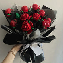 Load image into Gallery viewer, Pink Rose MOC Building Blocks Toys Valentine's Day DIY Bricks Kit Gift For Couple Declaration Of Love Flower Language First Love
